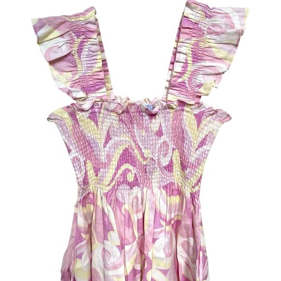 Hill House Pink and Yellow Mini Dress - Picture 10 of 15